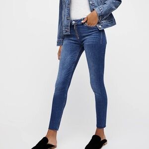 Free People Zip Me Up Cropped Skinny Jeans | 25